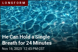 He Can Hold a Single Breath for 24 Minutes