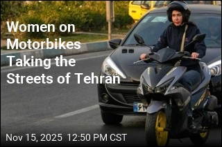 On Streets of Tehran, Women on Motorbikes Mark a Shift