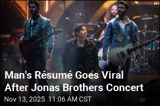 Man&#39;s R&eacute;sum&eacute; Goes Viral After Jonas Brothers Concert