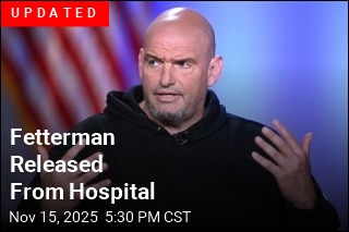 Fetterman Hospitalized After Fall