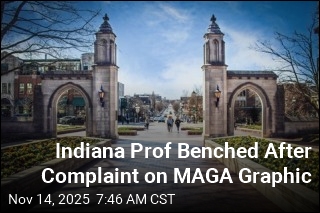 Indiana Prof Benched After Complaint on MAGA Graphic