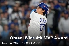 Ohtani Wins 4th MVP Award