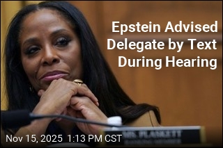 Epstein Advised Delegate by Text During Hearing