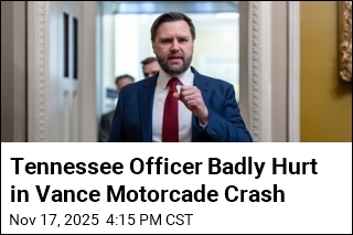 Officer Critically Injured in Vance Motorcade Crash