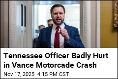 Officer Critically Injured in Vance Motorcade Crash