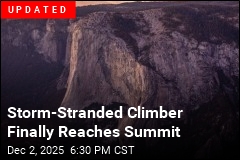 Storm-Stranded Rock Climbers Are Hanging Out&mdash;2.6K Feet Up