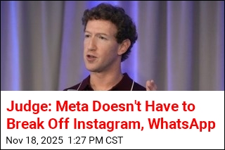 Judge: Meta Doesn't Have to Break Off Instagram, WhatsApp