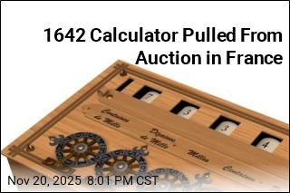 1642 Calculator Pulled From Auction in France