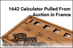 1642 Calculator Pulled From Auction in France