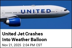 United Jet Crashes Into Weather Balloon