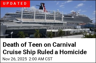 Teen on Carnival Cruise Died From Bar Hold: Source