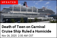 Teen on Carnival Cruise Died From Bar Hold: Source