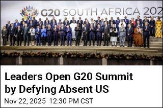 G20 Opens With Vote to Help Poor Nations, Defying US