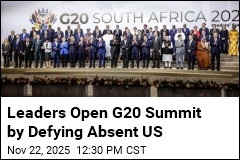 G20 Opens With Vote to Help Poor Nations, Defying US