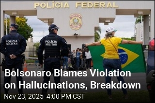 Bolsonaro Says Hallucinations Caused Ankle Monitor Violation