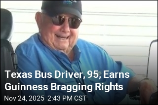 Guinness Recognizes 95-Year-Old Texas Bus Driver