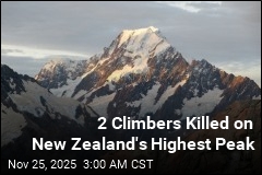2 Climbers Die on New Zealand&#39;s Highest Peak