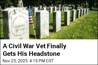 A Civil War Vet Receives His Headstone&mdash;in the UK