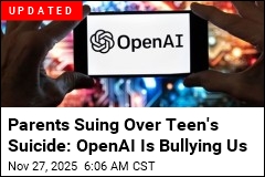 OpenAI Blames Teen&#39;s &#39;Misuse&#39; of ChatGPT for His Suicide