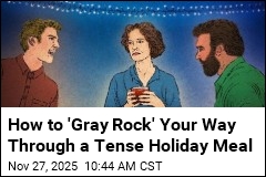 How to 'Gray Rock' Your Way Through a Tense Holiday Meal