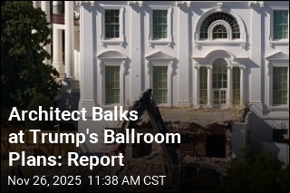 Trump Wants Huge WH Ballroom, Architect Is Balking: Report