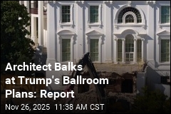 Trump Wants Huge WH Ballroom, Architect Is Balking: Report