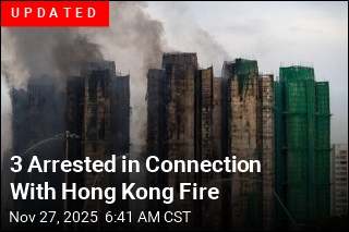 3 Arrested in Connection With Hong Kong Fire