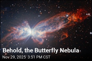 Telescope Captures Stunning Picture of a Cosmic Butterfly