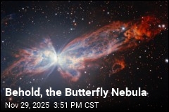 Telescope Captures Stunning Picture of a Cosmic Butterfly