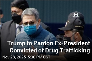 Trump to Pardon Ex-President Convicted of Drug Trafficking