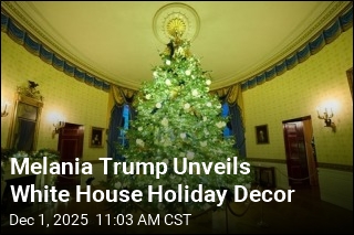 Melania Trump Unveils White House Holiday Decor