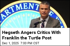 Hegseth Meme Shows Franklin the Turtle Attacking Drug Boat