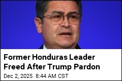 Former Honduras Leader Freed After Trump Pardon