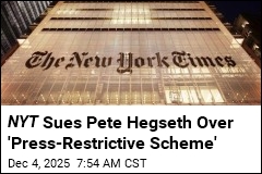 NYT Sues Pentagon, Hegseth Over Tough New Media Rules