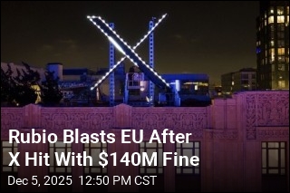 EU Slaps X With $140M Fine