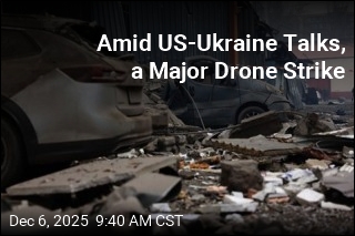 Amid US-Ukraine Talks, a Major Drone Strike