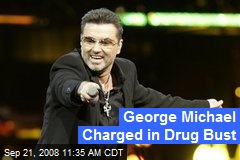 George Michael Charged in Drug Bust
