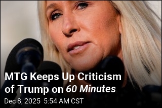 MTG Keeps Up Criticism of Trump on 60 Minutes