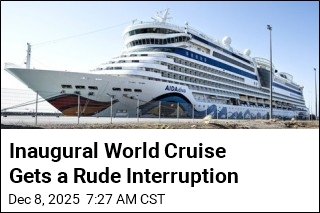 Inaugural World Cruise Gets a Rude Interruption