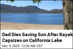 Dad Dies Saving Son After Kayak Capsizes on California Lake