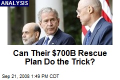 Can Their $700B Rescue Plan Do the Trick?
