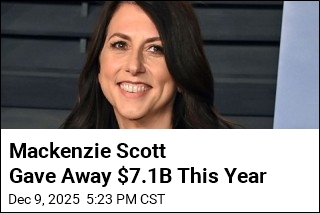 Mackenzie Scott Gave Away $7.1B This Year