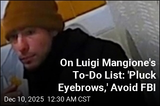 On Luigi Mangione's To-Do List: 'Pluck Eyebrows,' Avoid FBI
