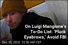On Luigi Mangione's To-Do List: 'Pluck Eyebrows,' Avoid FBI