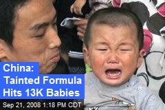 China: Tainted Formula Hits 13K Babies