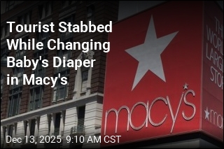 Tourist Stabbed While Changing Baby&#39;s Diaper in Macy&#39;s
