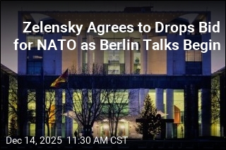 Zelensky Agrees to Drops Bid for NATO as Berlin Talks Begin