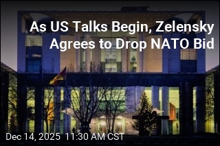 Zelensky Agrees to Drops Bid for NATO as Berlin Talks Begin