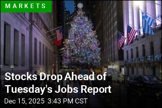 Stocks Drop Ahead of Tuesday's Jobs Report