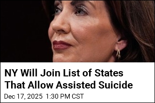 NY Will Join List of States That Allow Assisted Suicide